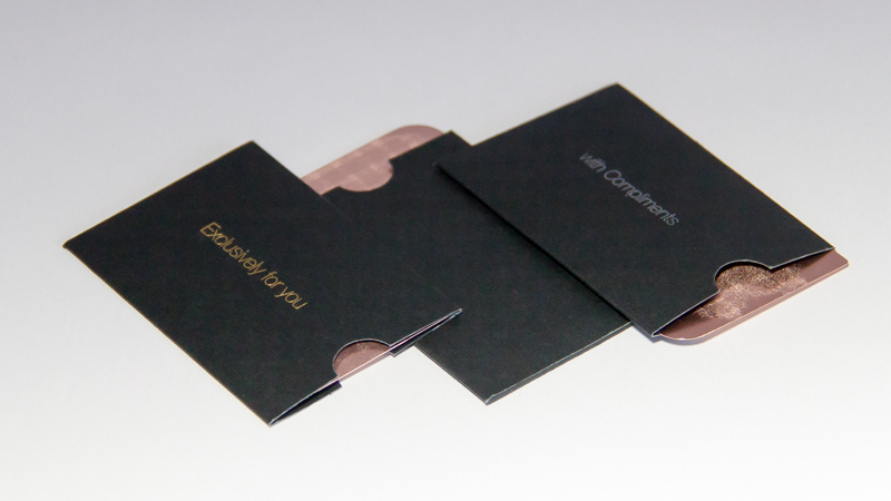 Compliment your metal card with luxury card sleeves
