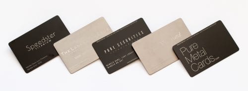 Titanium Business Cards - the ultimate card - Pure Metal Cards