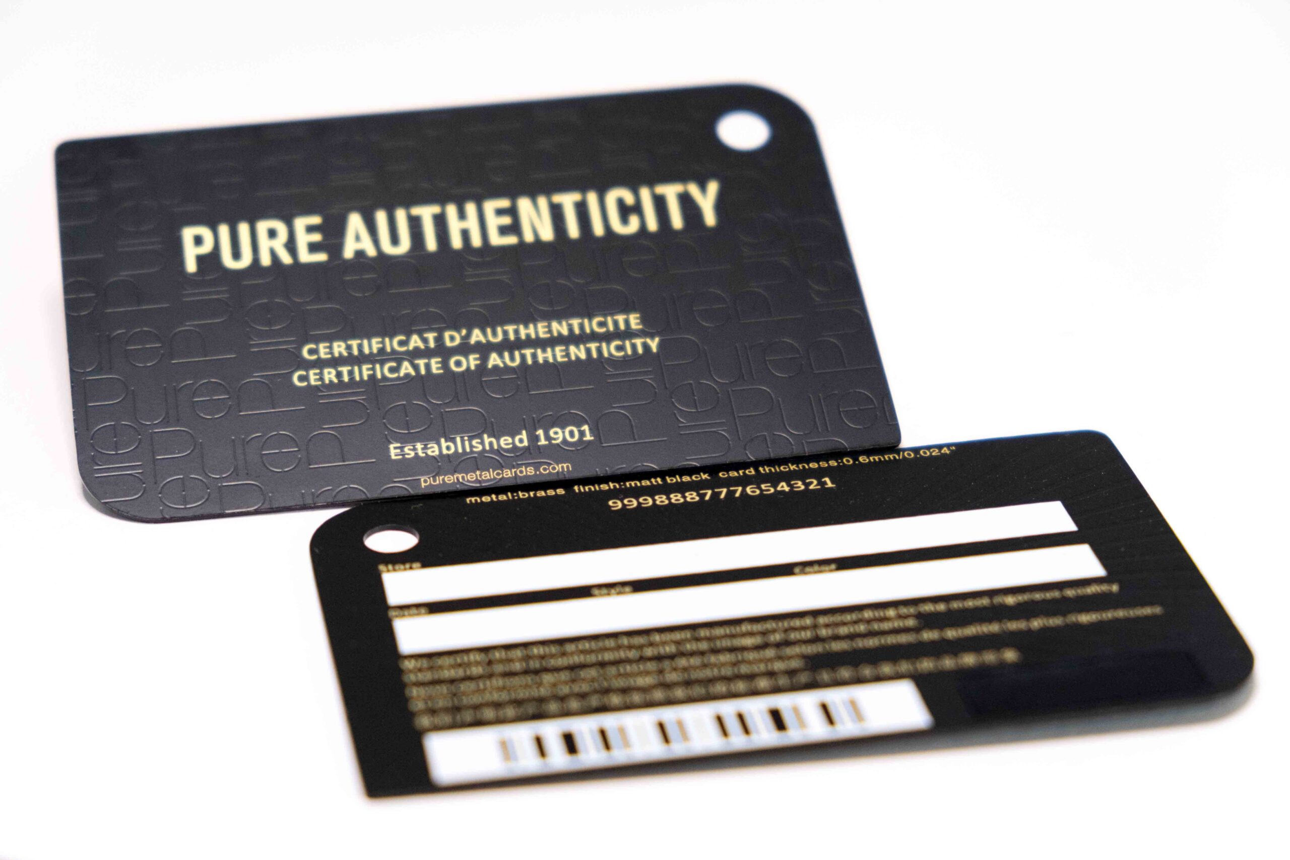 Authenticity Card (Only for Marketplace Customers)
