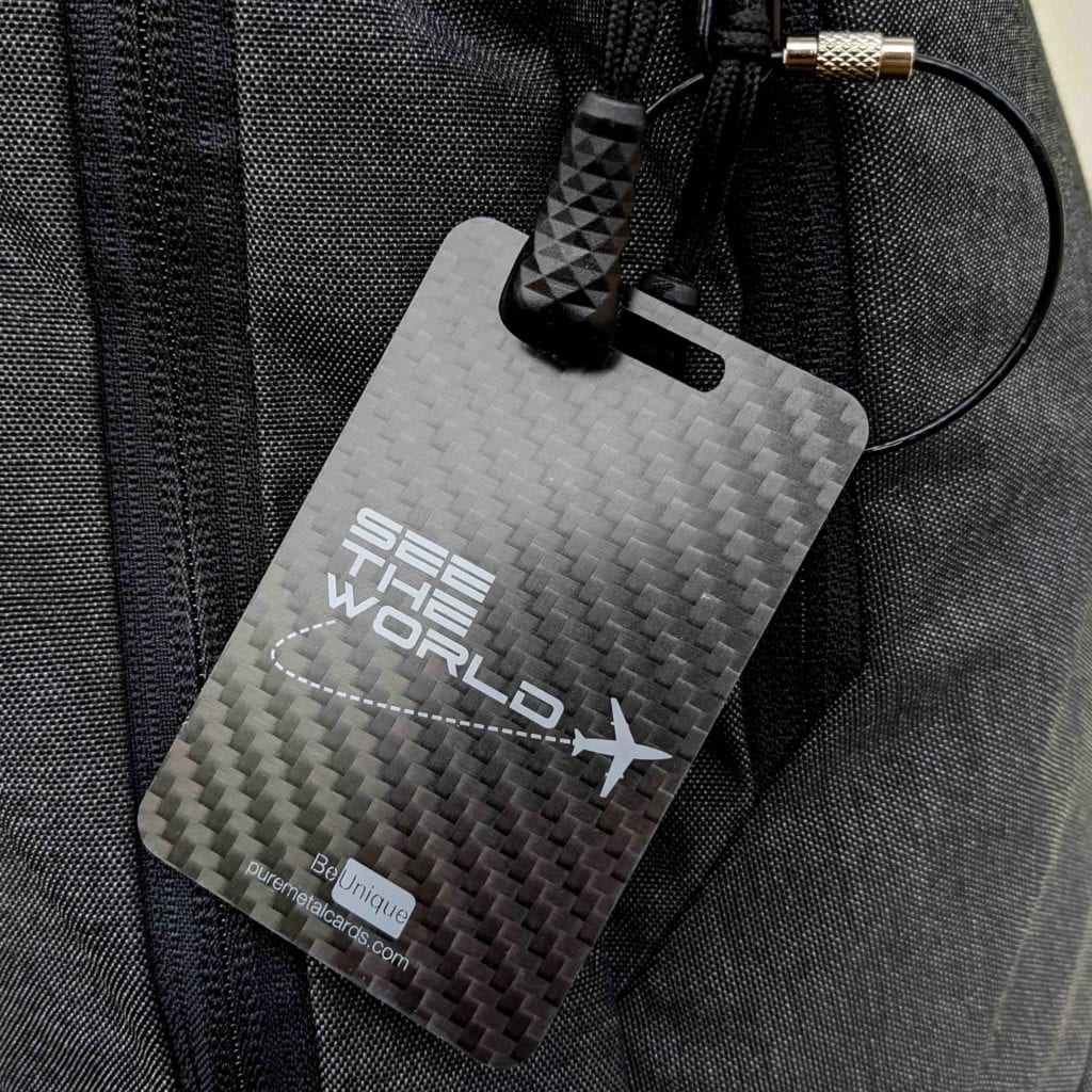 REAL Carbon Fiber Luggage Tag by CarbonFG – Carbon Fiber Gear